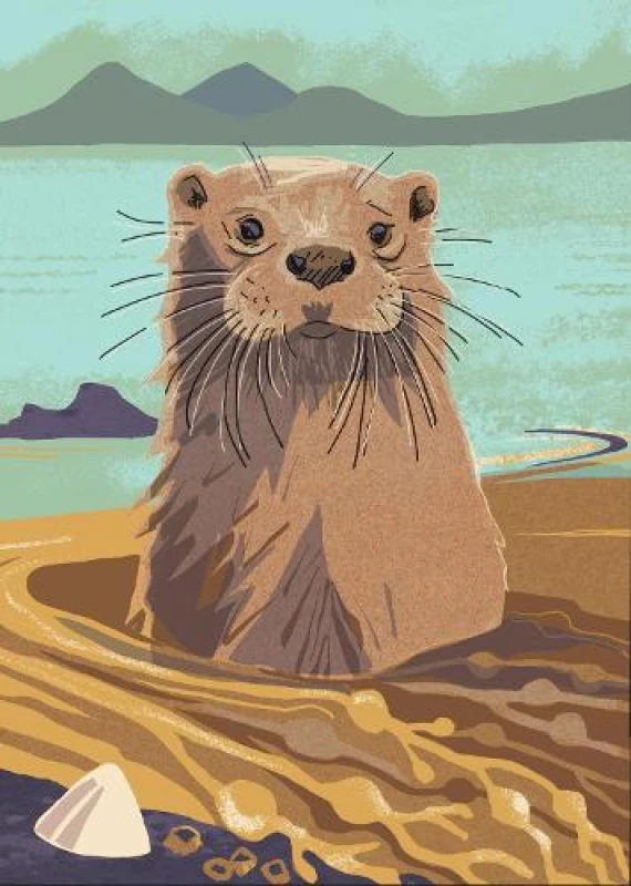 Image of Nature Notebook: Otter Notebook / blank book