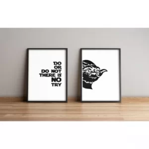 Image of 2PYSCT-017 Multicolor Decorative Framed MDF Painting (2 Pieces)