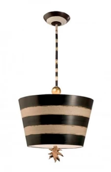 Image of 1 Light Ceiling Pendant Black, Cream, E27