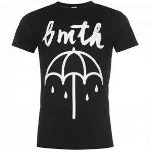 Image of Official Bring Me The Horizon (BMTH) T Shirt - Umbrella Logo