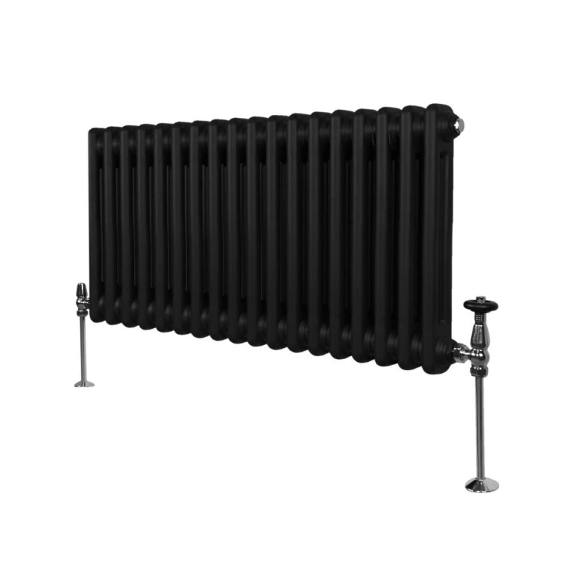 Image of MONSTER-SHOP Traditional 2 Column Radiator - 300 x 832mm - Black 5055986189091