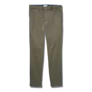 Image of Timberland Twill Chino Trousers - Green
