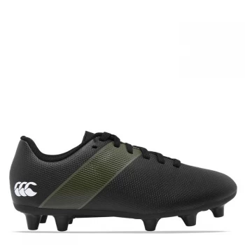 Image of Canterbury Phoenix 3.0 Plus Junior FG Rugby Boots - Black/Green