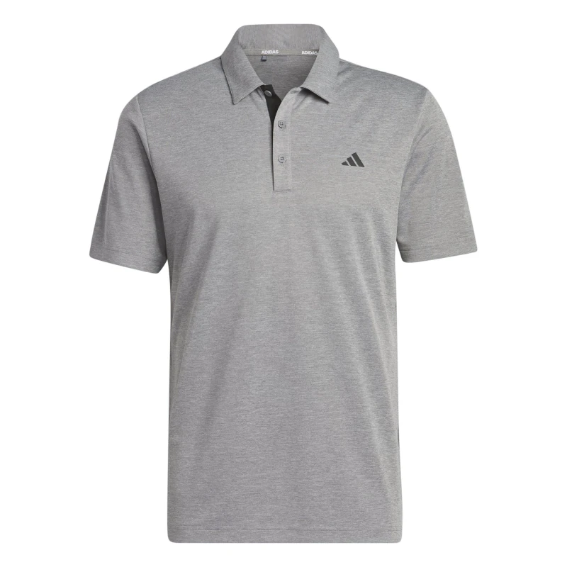 Image of adidas Heather Polo Shirt Mens - Grey Grey M