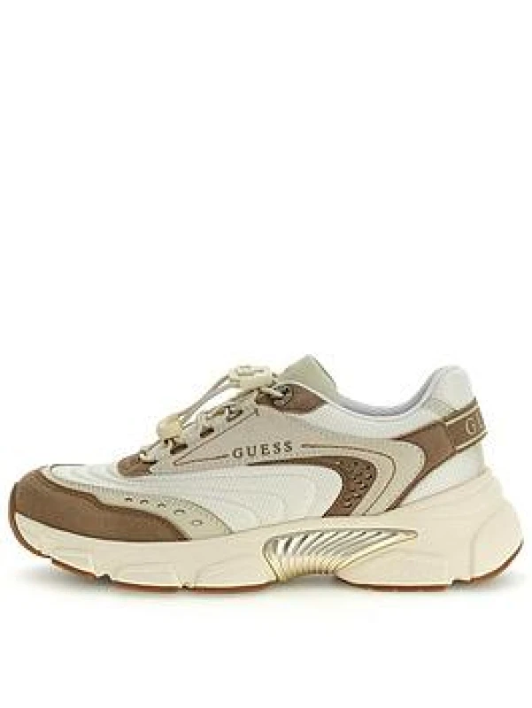 Image of Guess Womens Trainers Guess Imeri Marron Female 37 FLPIME-FAP12-TAN