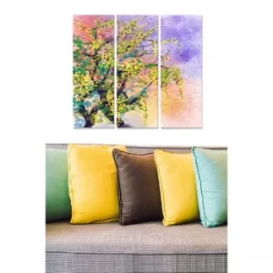 Image of MDF7879618 Multicolor Decorative MDF Painting (3 Pieces)