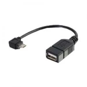Image of C2G 15cm Mobile Device USB Micro B to USB Device OTG Adapter Cab