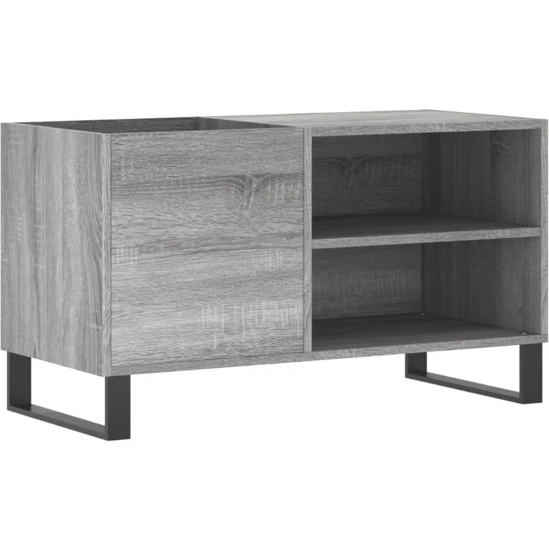 Image of VIDAXL Record Cabinet Grey Sonoma 85x38x48cm Engineered Wood Vidaxl 8720845877255