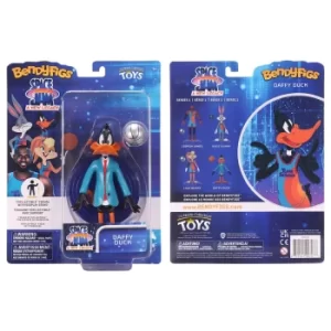 Image of Noble Collection Space Jam: A New Legacy Daffy Duck BendyFig 7.5" Action Figure
