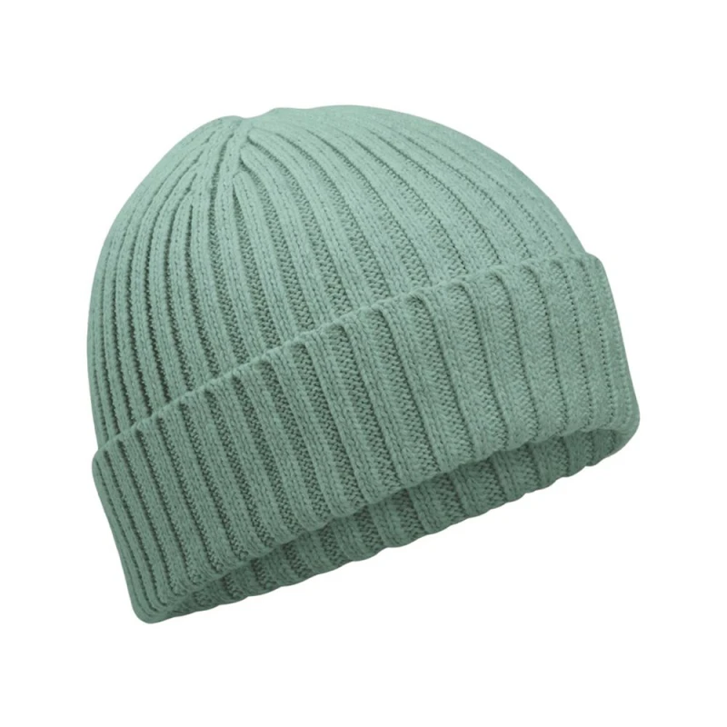 Image of Beechfield Beechfield Men Cotton Beanie in Dark Green Dark Green One Size Male 5063693917401