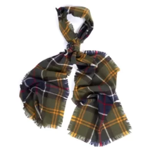 Image of Barbour Merino Cashmere Tartan Scarf Classic Tartan