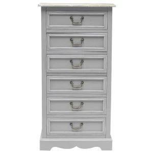 Image of Charles Bentley Loxley Vintage Tall Boy Cabinet