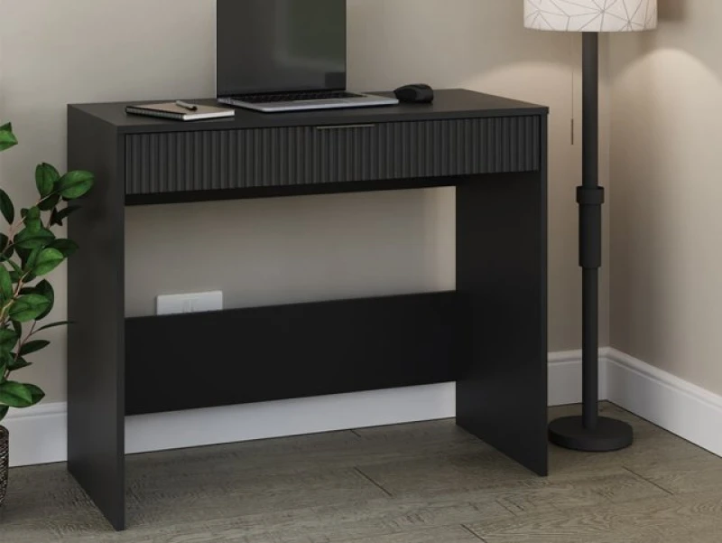 Image of GFW Rankin Black 1 Drawer Desk