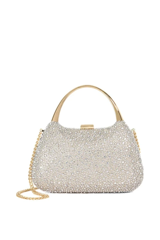 Image of Dune London Womens 'Beamings' Clutch in Gold Gold Female One Size