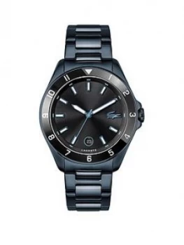 Image of Lacoste Lacoste Tiebreaker Watch With A Blue Ip Case And Stainless Steel Bracelet