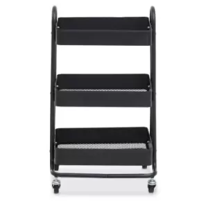 Image of Premier Housewares Acero Three Tier Trolley, black