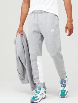 Image of Nike Sportswear Fleece Tracksuit - Grey
