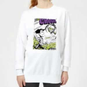 Image of Toy Story Comic Cover Womens Sweatshirt - White - M