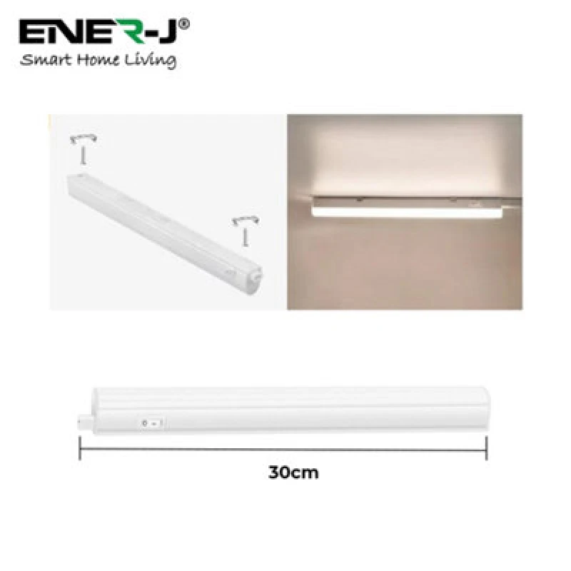 Image of Ener-J Ener - J T5 LED Linear Batten Light 120Cm Pack Of 2 Cct Switchable 20W