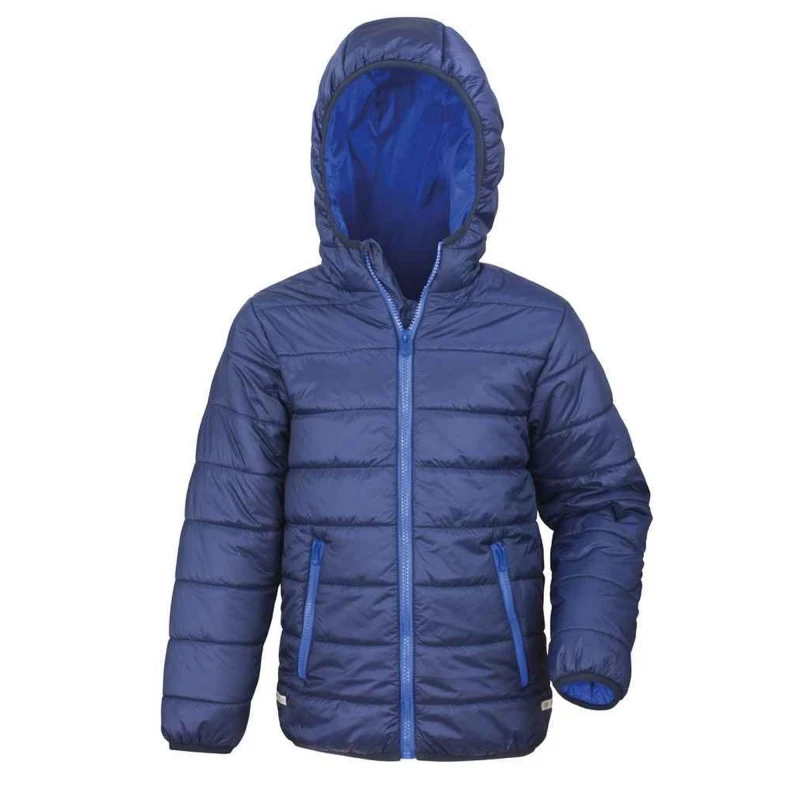 Image of Result Core Soft Padded Jacket in Dark Navy Size: 2-3 Years Dark Navy Unisex 2-3 Years