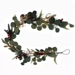 Image of The Spirit Of Christmas Rattan Garland 31 - Green