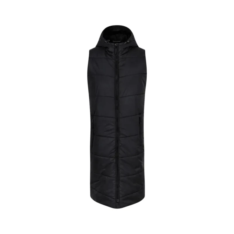 Image of Womens long sleeveless down jacket Dare 2B Distinguish Noir Female 36