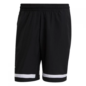 Image of adidas Tennis Club Shorts - Black / White