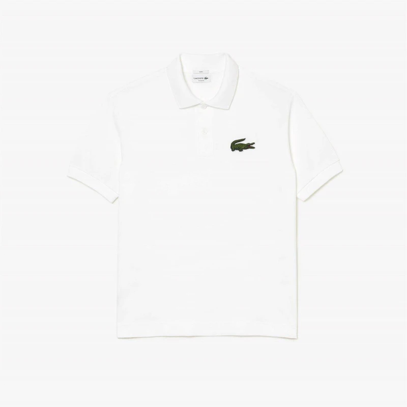 Image of Lacoste Robert Georges Core Polo Shirt White 001 male 2XS