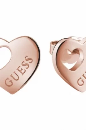 Image of Guess Jewellery Heart Devotion Earrings JEWEL UBE82041