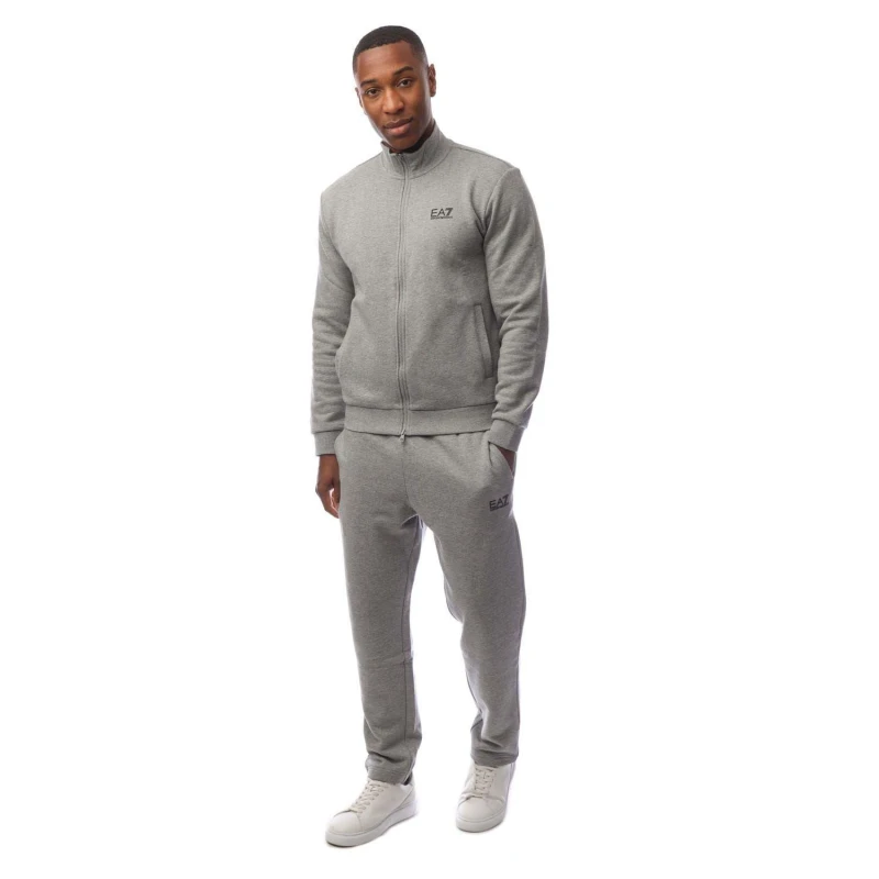 Image of EA7 Full-Zip Tracksuit Grey male L