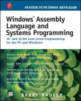 Image of Windows assembly language & systems programming by Barry Kauler