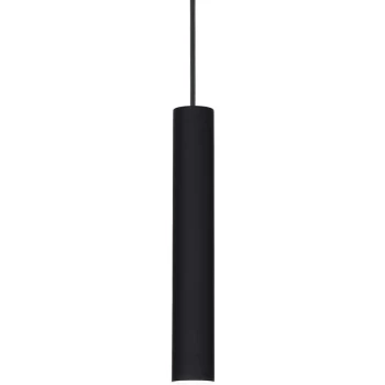 Image of Ideal Lux Lighting - Ideal Lux Tube - LED 1 Light Slim Ceiling Pendant Black