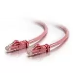 Image of C2G Cat6 550MHz Snagless Patch Cable Pink 1.5m networking cable