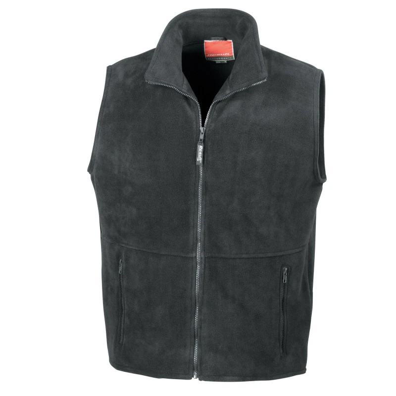 Image of Result Result Men Polartherm Body Warmer in Black Size: X-Small Black XS Male 5063470721603