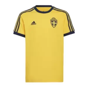 Image of 2022-2023 Sweden 3S Tee (Yellow) - Kids