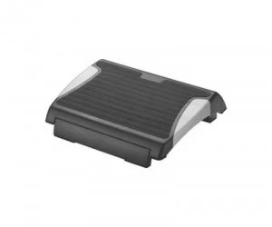 Image of Qconnect Footrest With Rubber Blk/silv