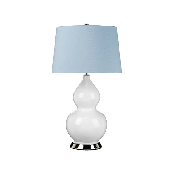 Image of Elstead Elstead One Ceramic Table Lamp - Blue