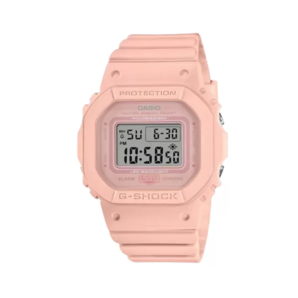 Image of Casio G-Shock Quartz Pink Dial Pink Resin Strap Unisex Watch GMD-S5600BA-4ER