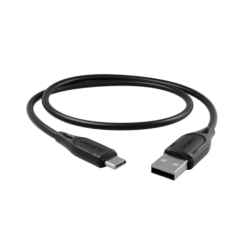 Image of Cygnett Cygnett CY4687PCUSA USB cable USB 2.0 1m USB A USB C Black CY4687PCUSA