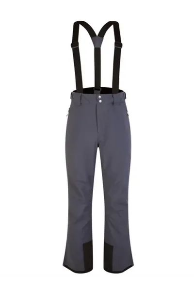 Image of Dare 2b Mens Achieve II Waterproof Breathable Ski Trousers LR - Waist 36', (92cm), Inside Leg 32' Ebony Grey DMW486-685-LR