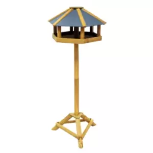 Image of Nature's Market Hex Bird Table Slate Roof