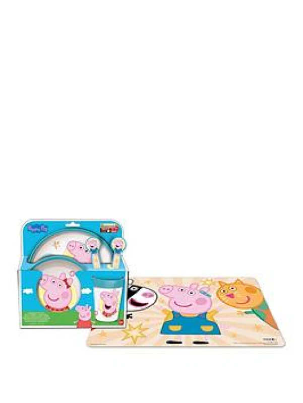 Image of Peppa Pig Dining Set One Colour VMQDM Unisex