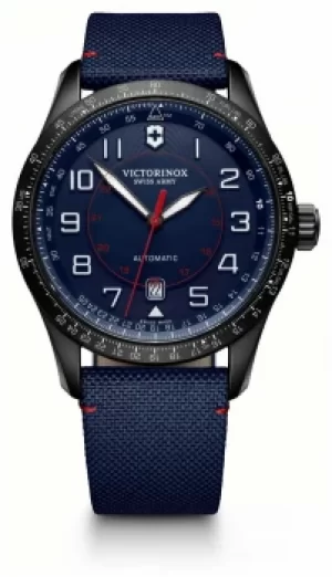 Image of Victorinox Swiss Army Mens Airboss Mech Slide Rule Blue Watch