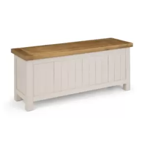 Image of Julian Bowen Aspen Storage Bench Grey Wash