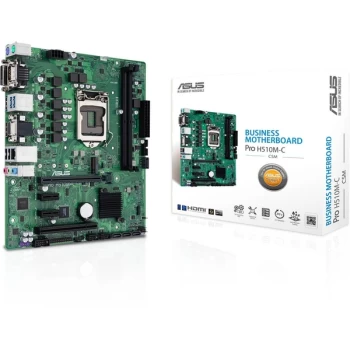 Image of Asus PRO H510M-C/CSM - Corporate Stable Model, Intel H510, 1200, Micro ATX, 2 DDR4, VGA, DVI, HDMI, DP, M.2