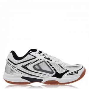 Image of Slazenger Indoor Mens Trainers - White/Black