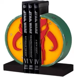 Image of Star Wars Bookends Mandalorian Logo 11 cm