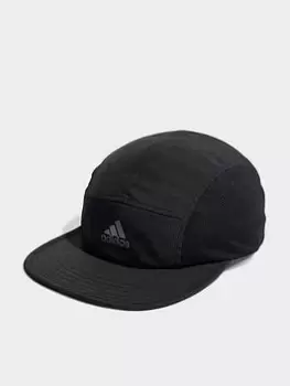 Image of adidas Runner 5p Aeroready Reflective X-city Cap, Beige, Size L/Xl, Men