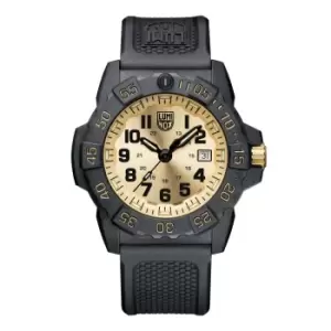 Image of Luminox Navy Seal Gold Limited Edition Rubber Strap Mens Watch XS.3505.GP.SET