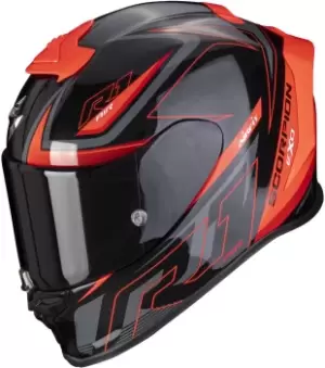 Image of Scorpion EXO-R1 Air Gaz Helmet, black-red, Size XL, black-red, Size XL